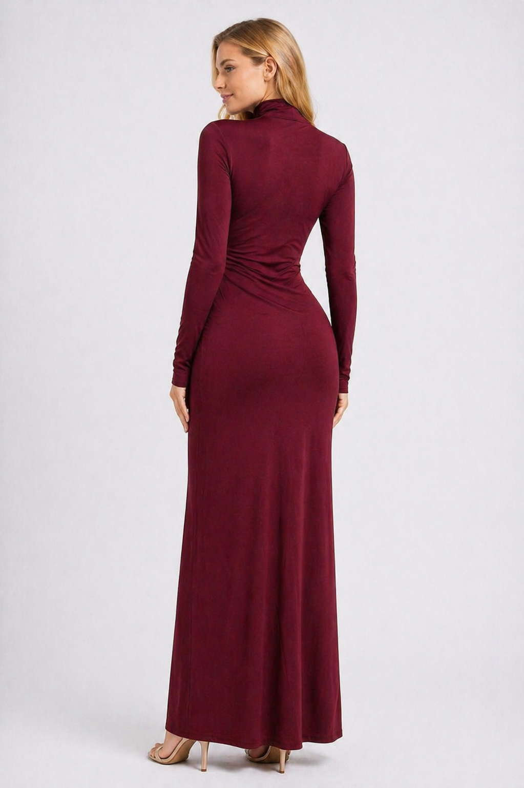 Noir Slit Maxi Dress