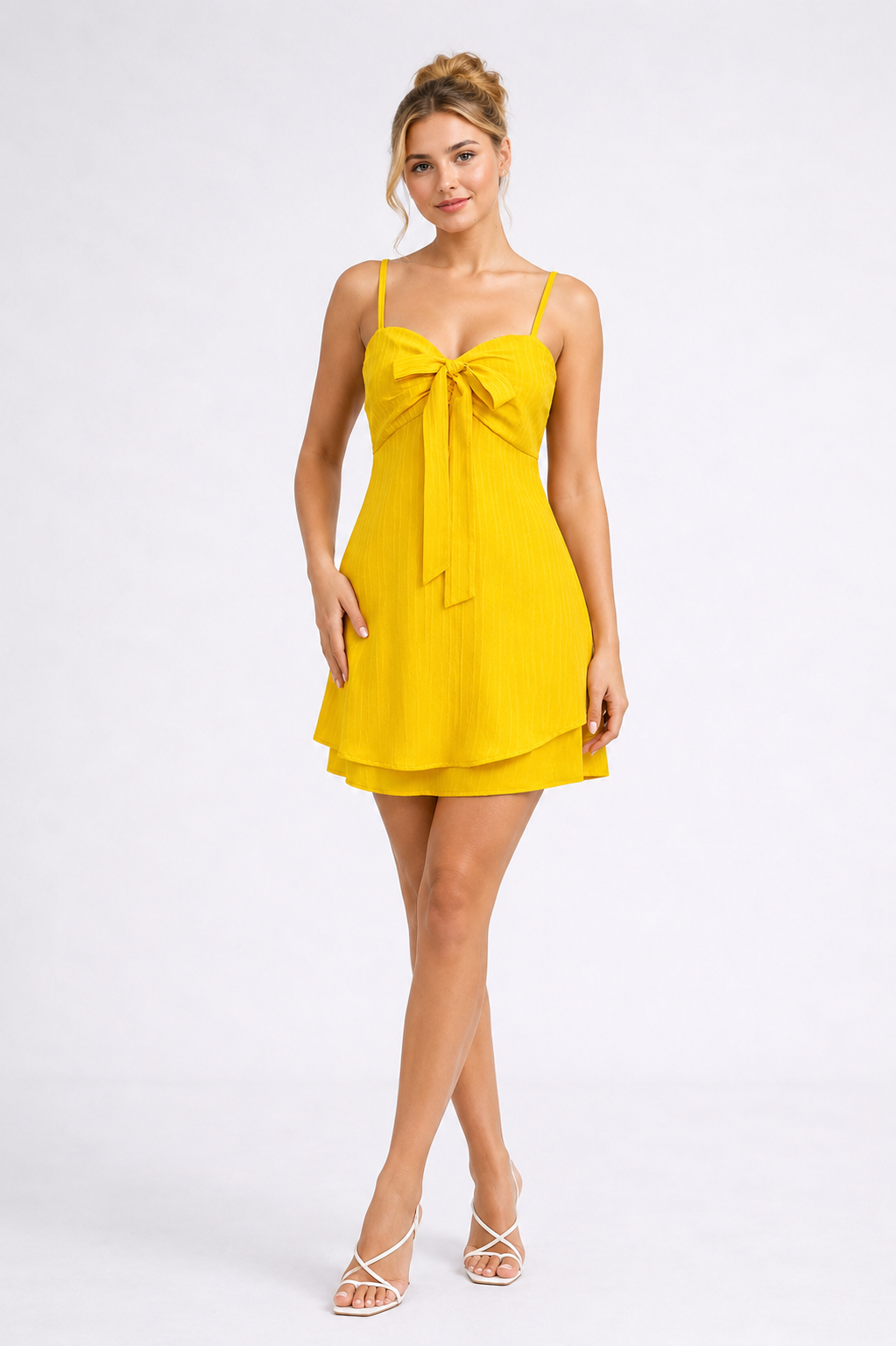 Juliette Bow Mini Dress