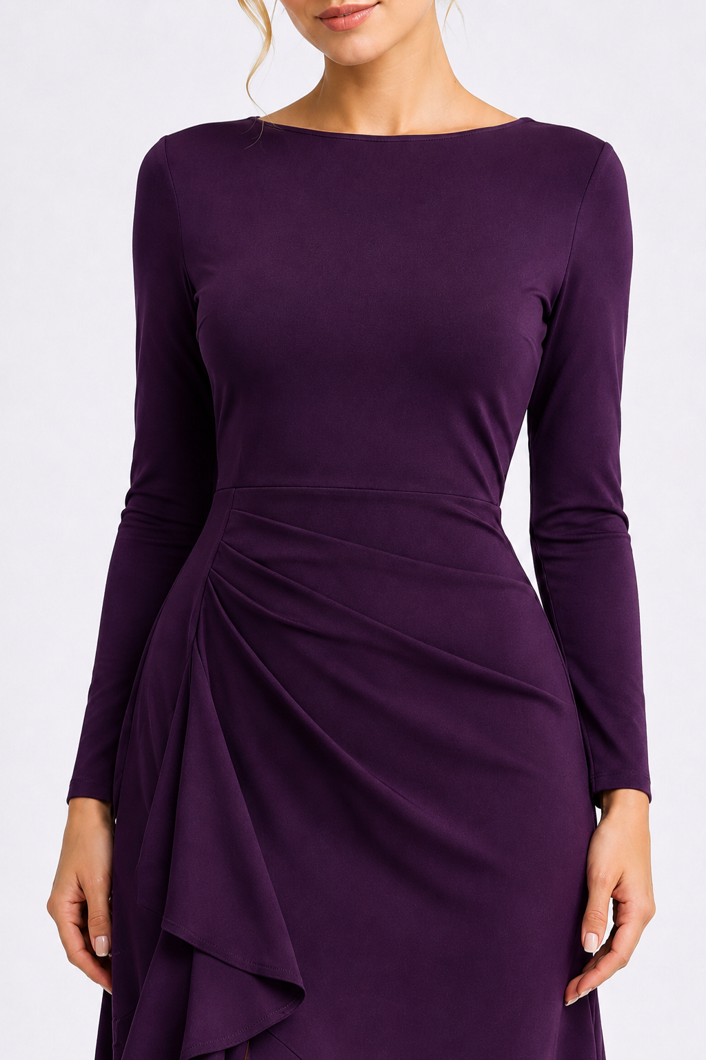 Amelia Ruffle Midi Dress