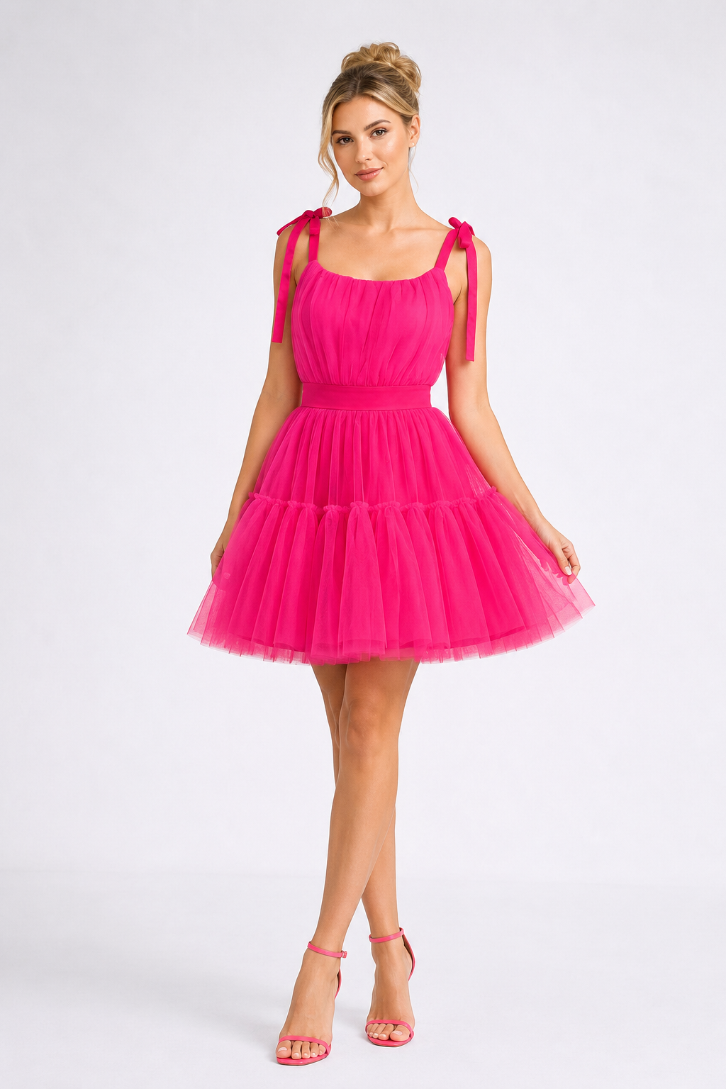 Selene Mesh Dress