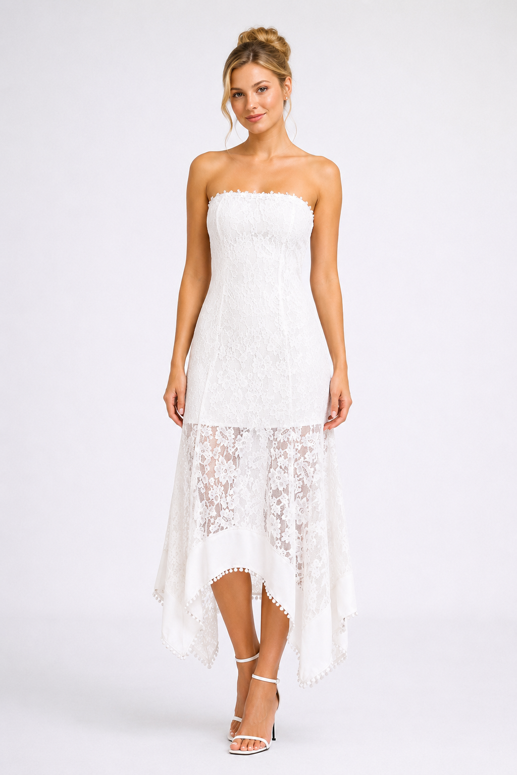 Arabella Lace Midi Dress