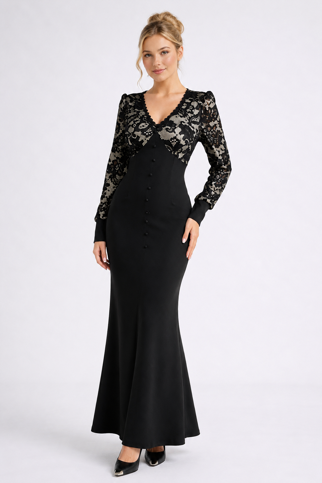 Seraphina Lace Maxi Dress