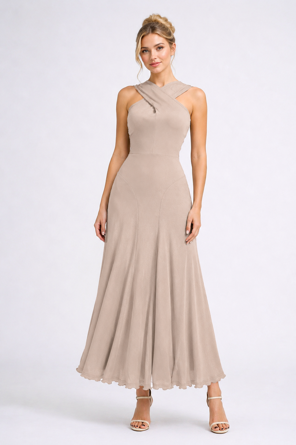 Amara Halter Midi Dress