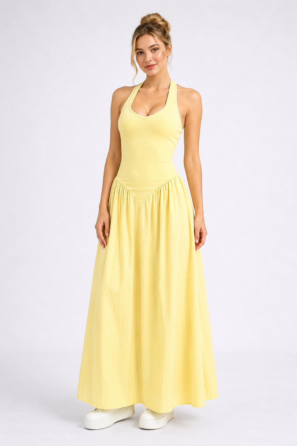 Seraphina Halter Maxi Dress