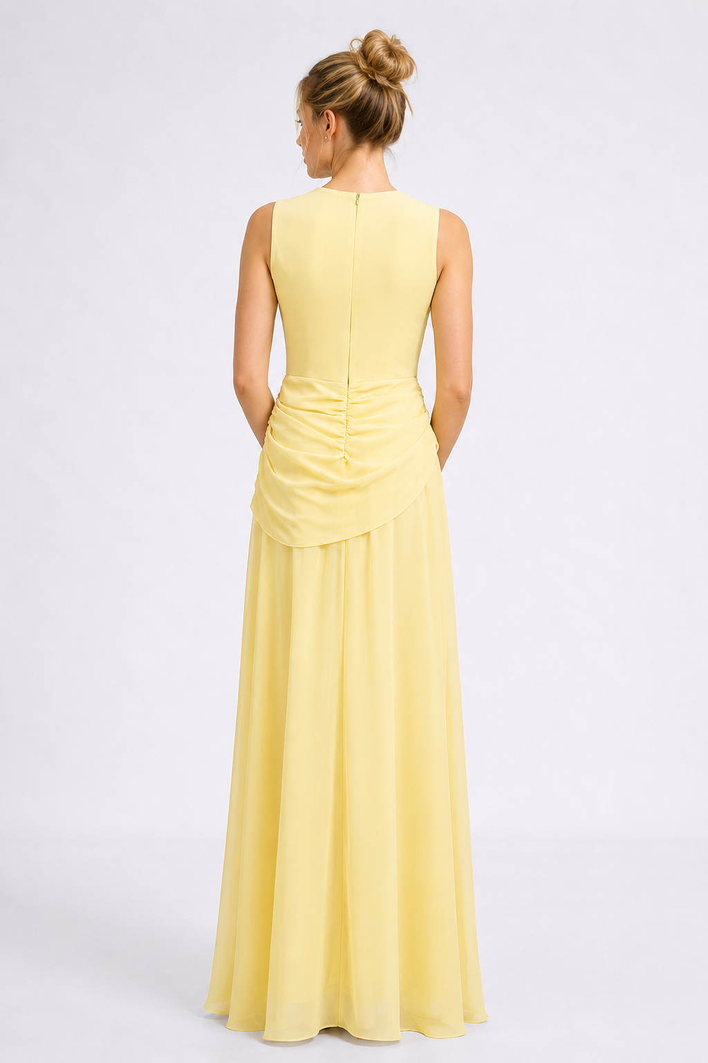 Valentina Ruched Maxi Dress