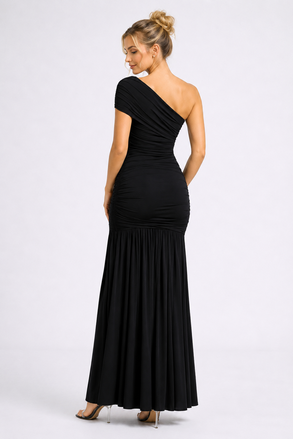 Aurora Ruched Maxi Dress