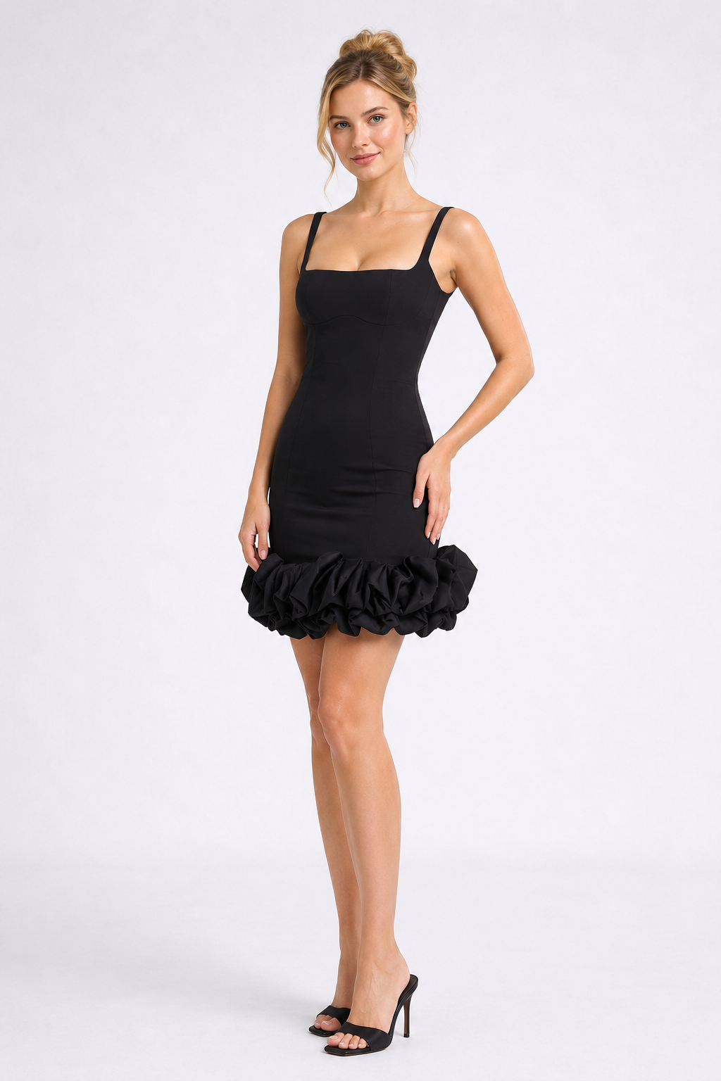 Elara Ruched Mini Dress