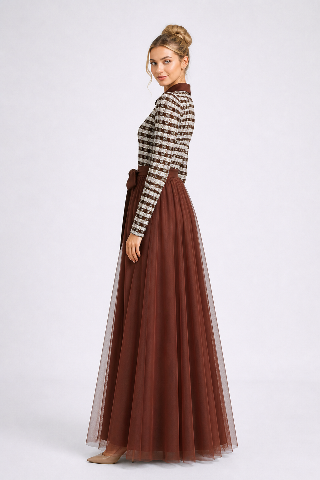 Victoria Tulle Maxi Dress
