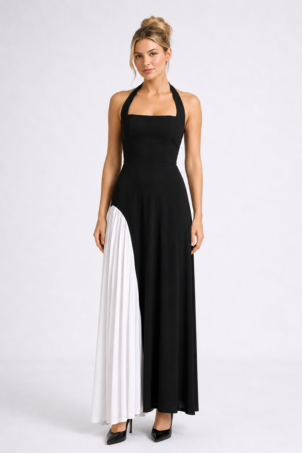 Monaco Halter Maxi Dress