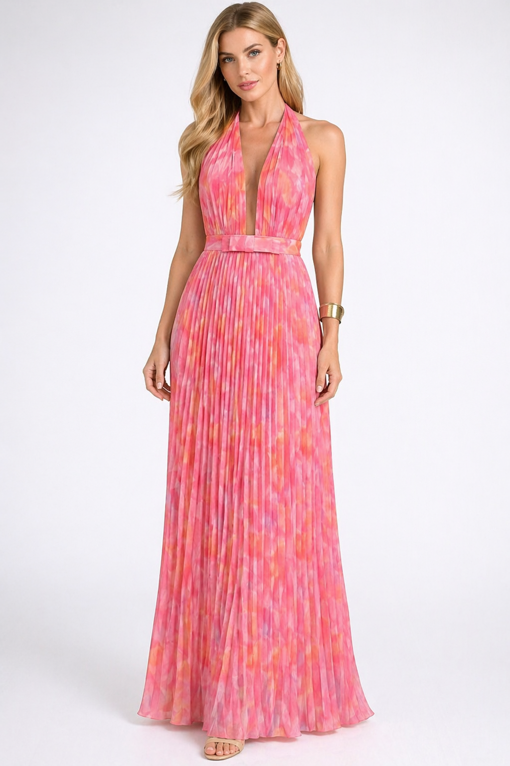 Riviera Pleated Maxi