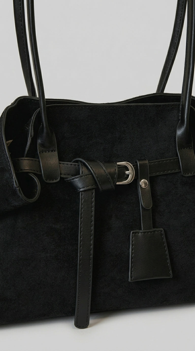 Arden Suede Shoulder Bag