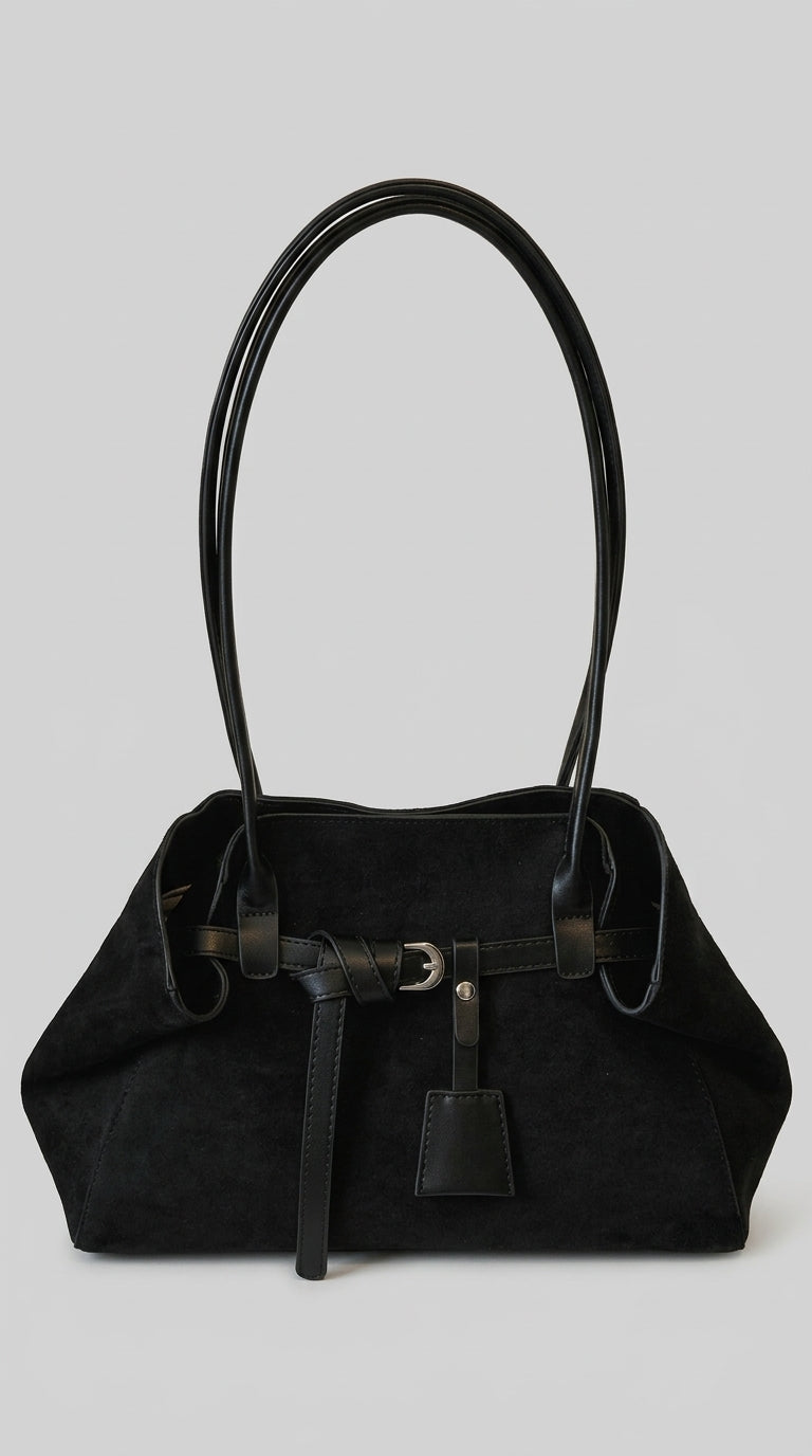 Arden Suede Shoulder Bag