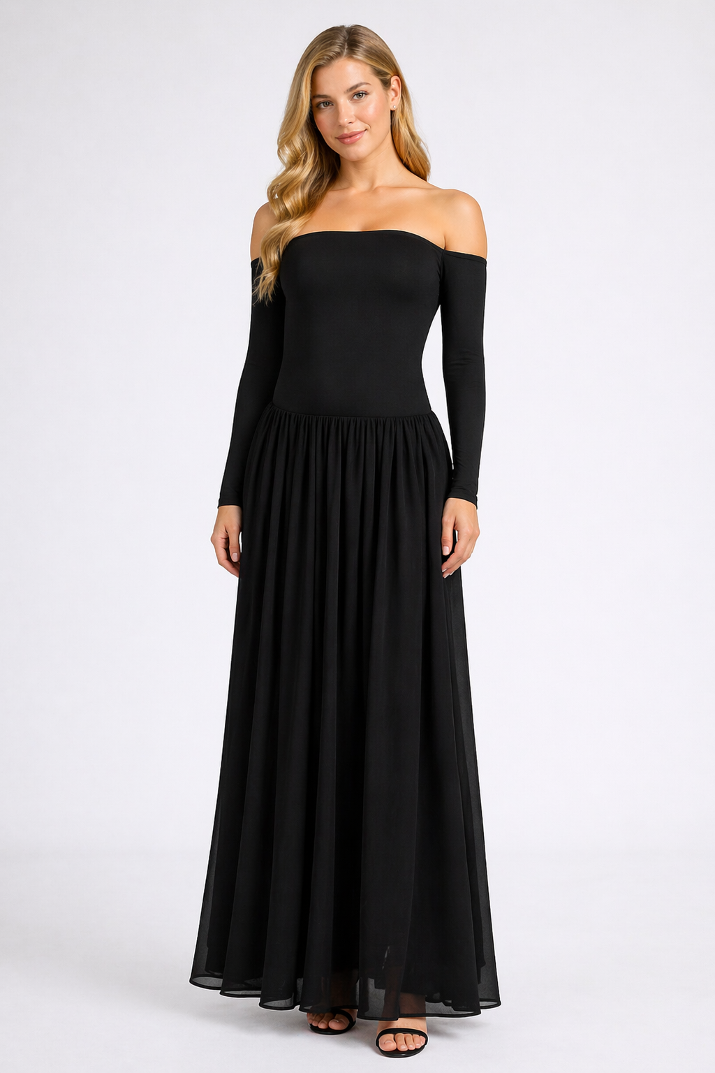 The Noir Maxi Dress