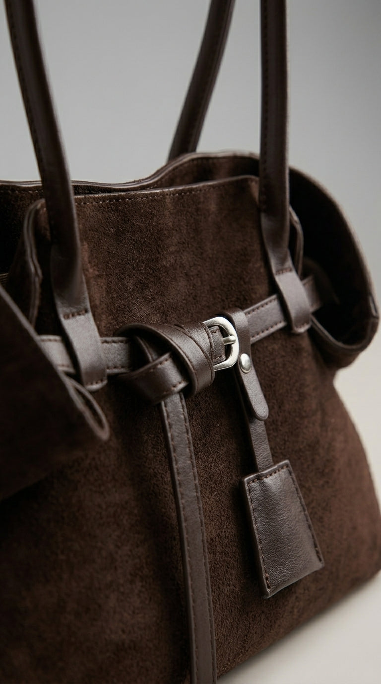 Arden Suede Shoulder Bag