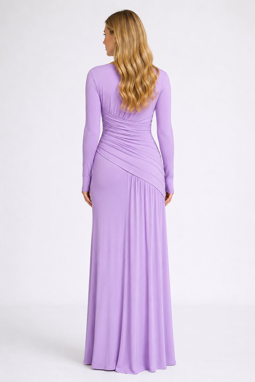 Isabella Ruched Mermaid Maxi Dress