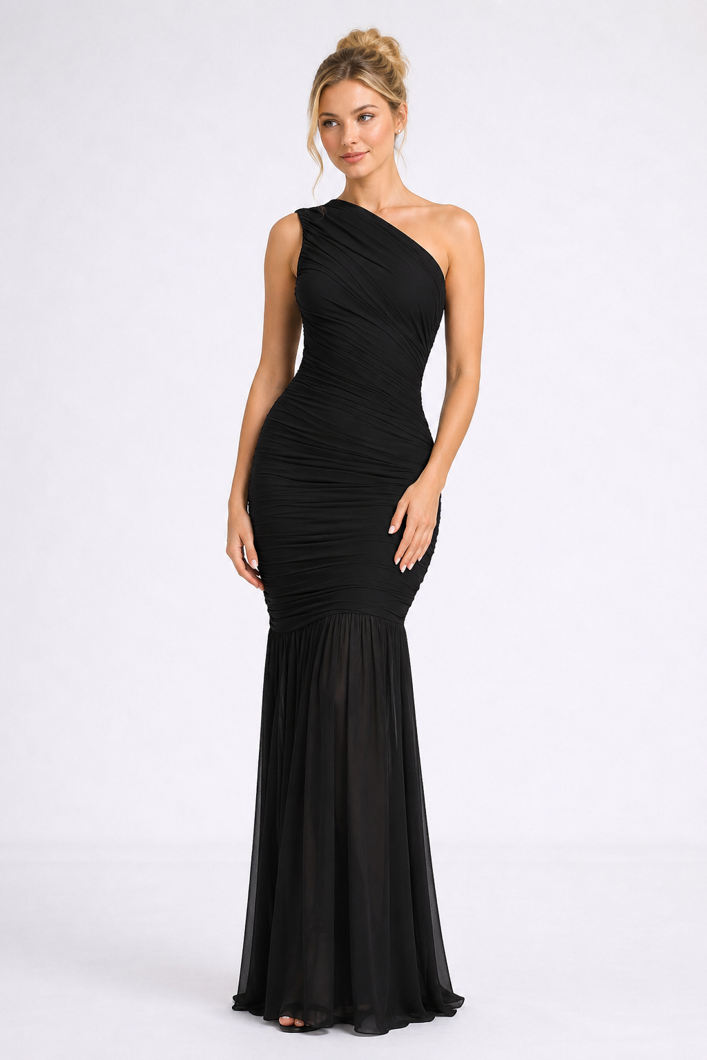 Valentina Ruched Maxi Dress