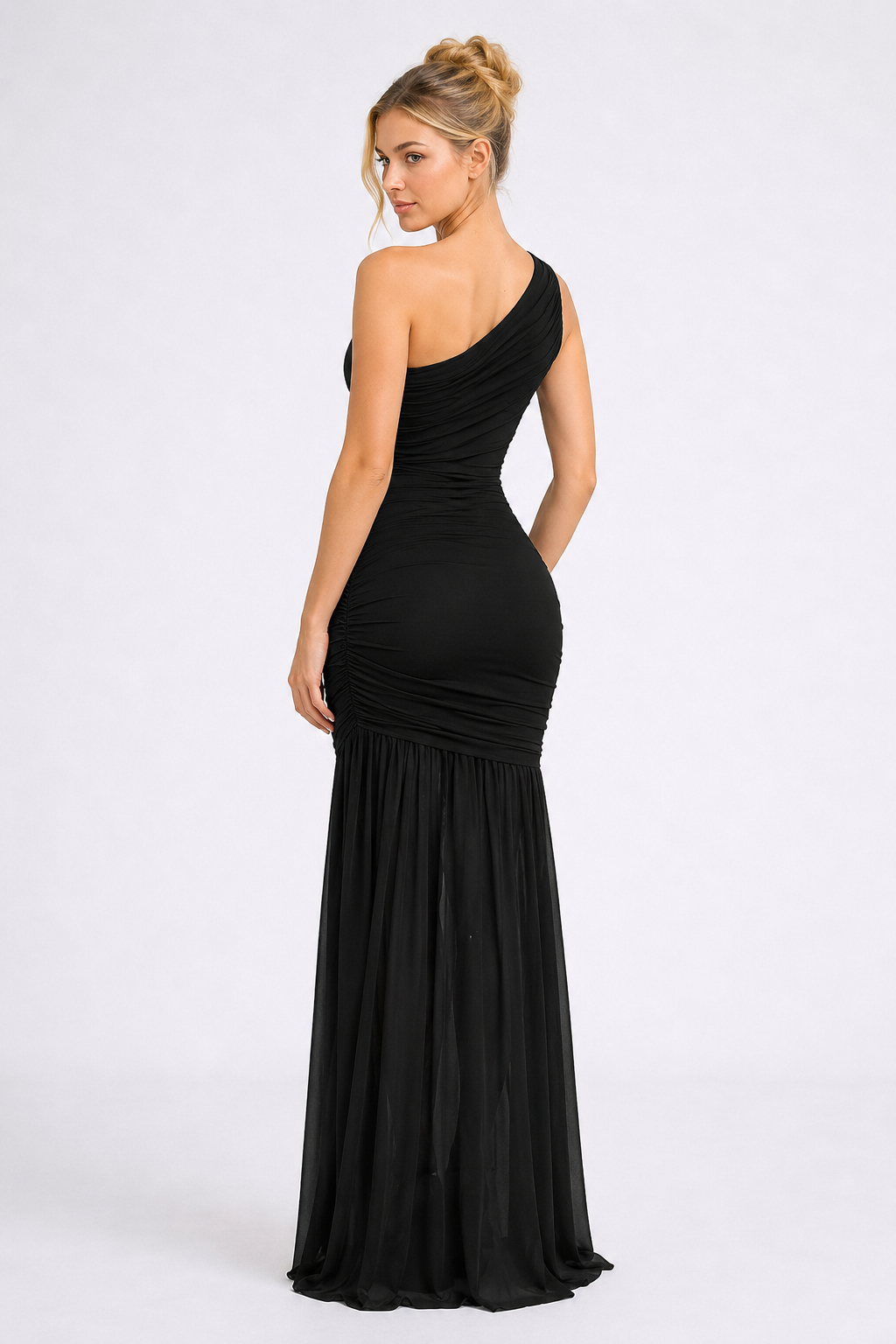 Valentina Ruched Maxi Dress