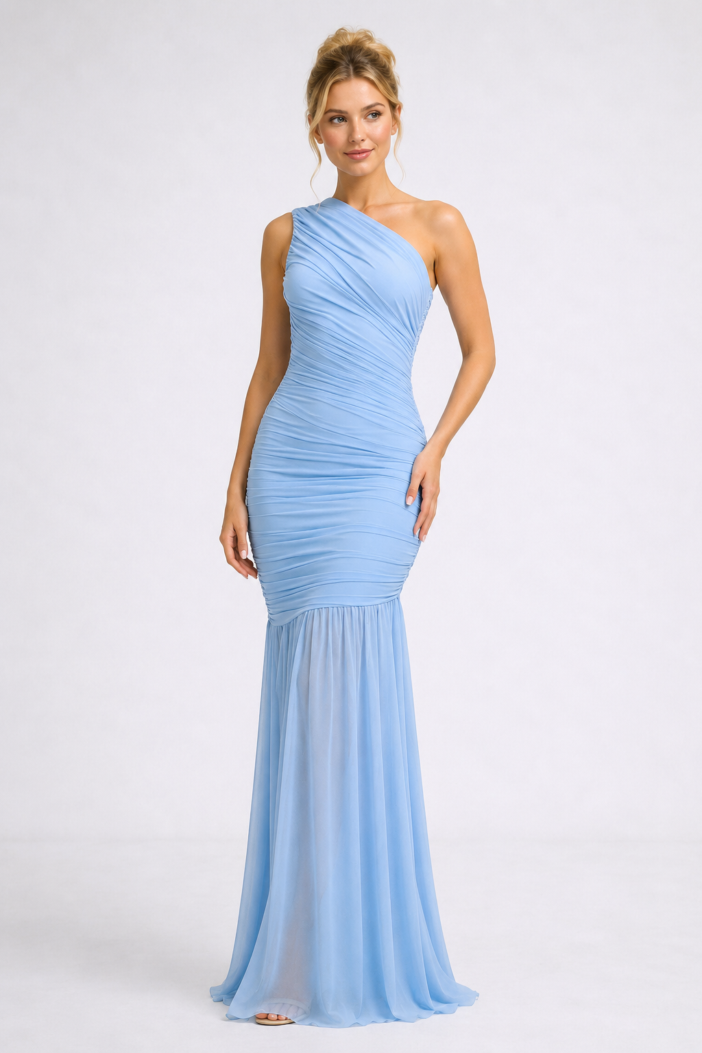 Valentina Ruched Maxi Dress