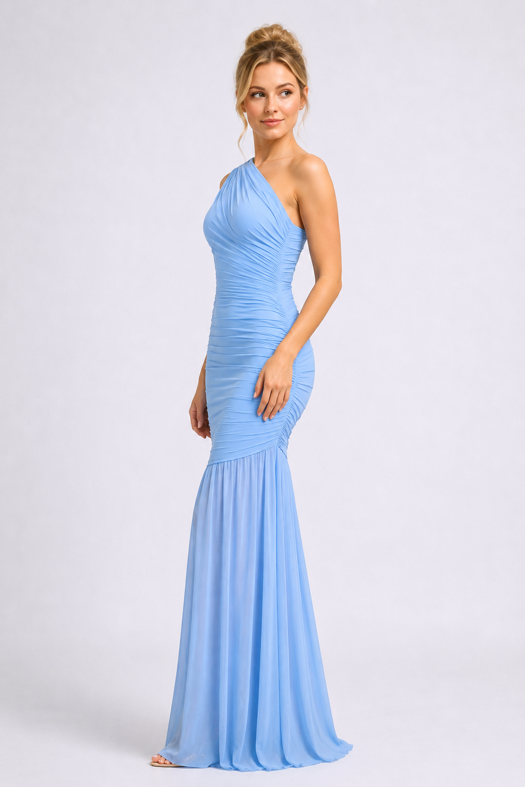 Valentina Ruched Maxi Dress