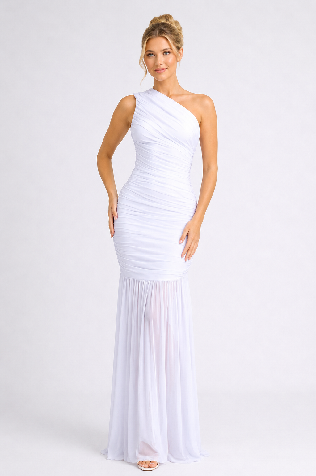 Valentina Ruched Maxi Dress