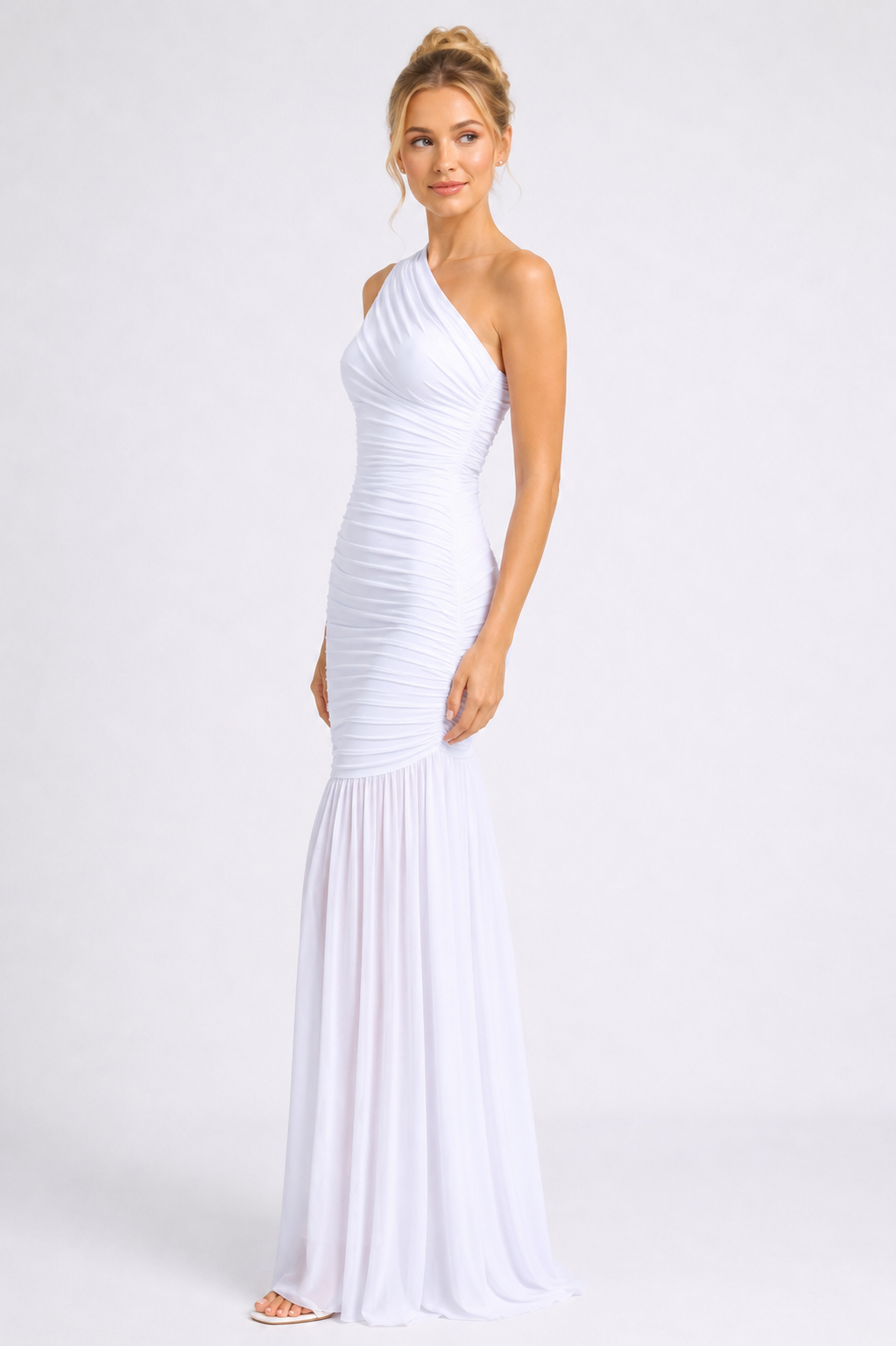 Valentina Ruched Maxi Dress