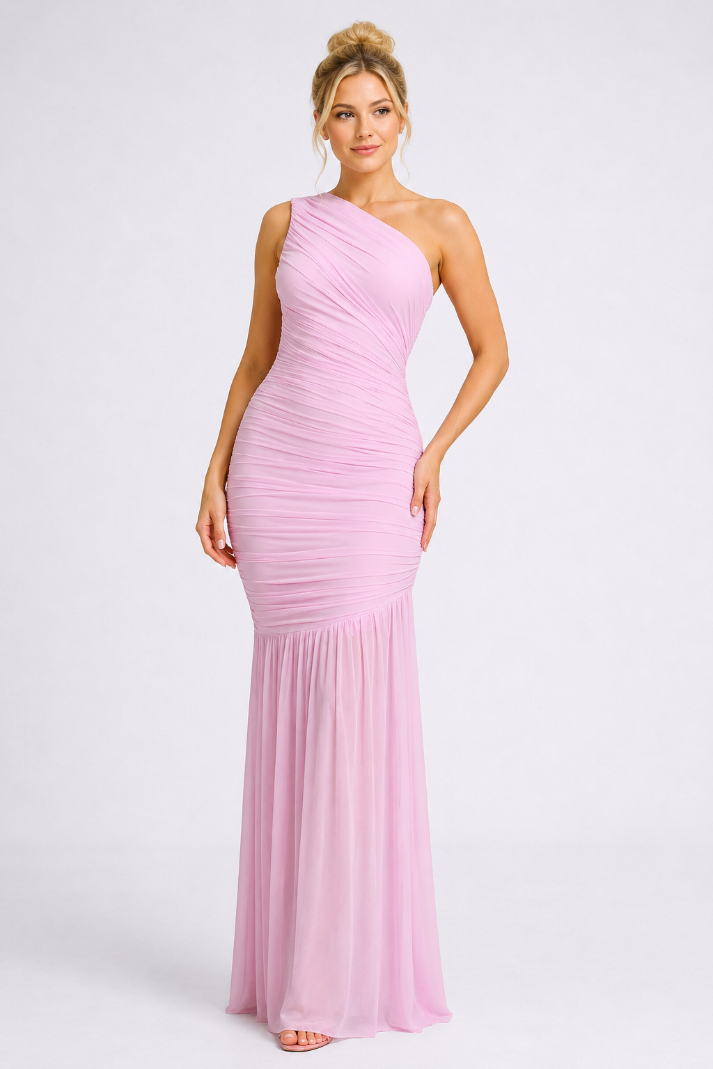 Valentina Ruched Maxi Dress
