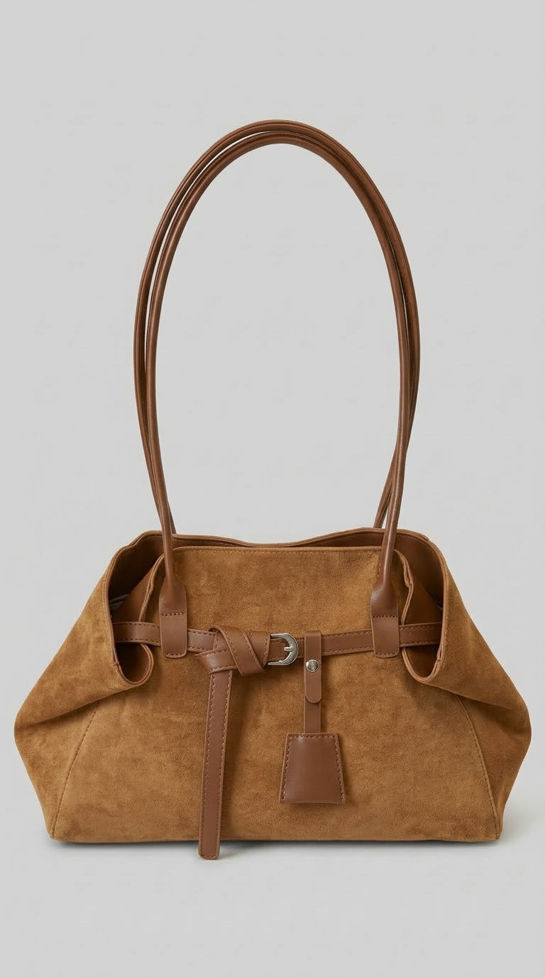 Arden Suede Shoulder Bag