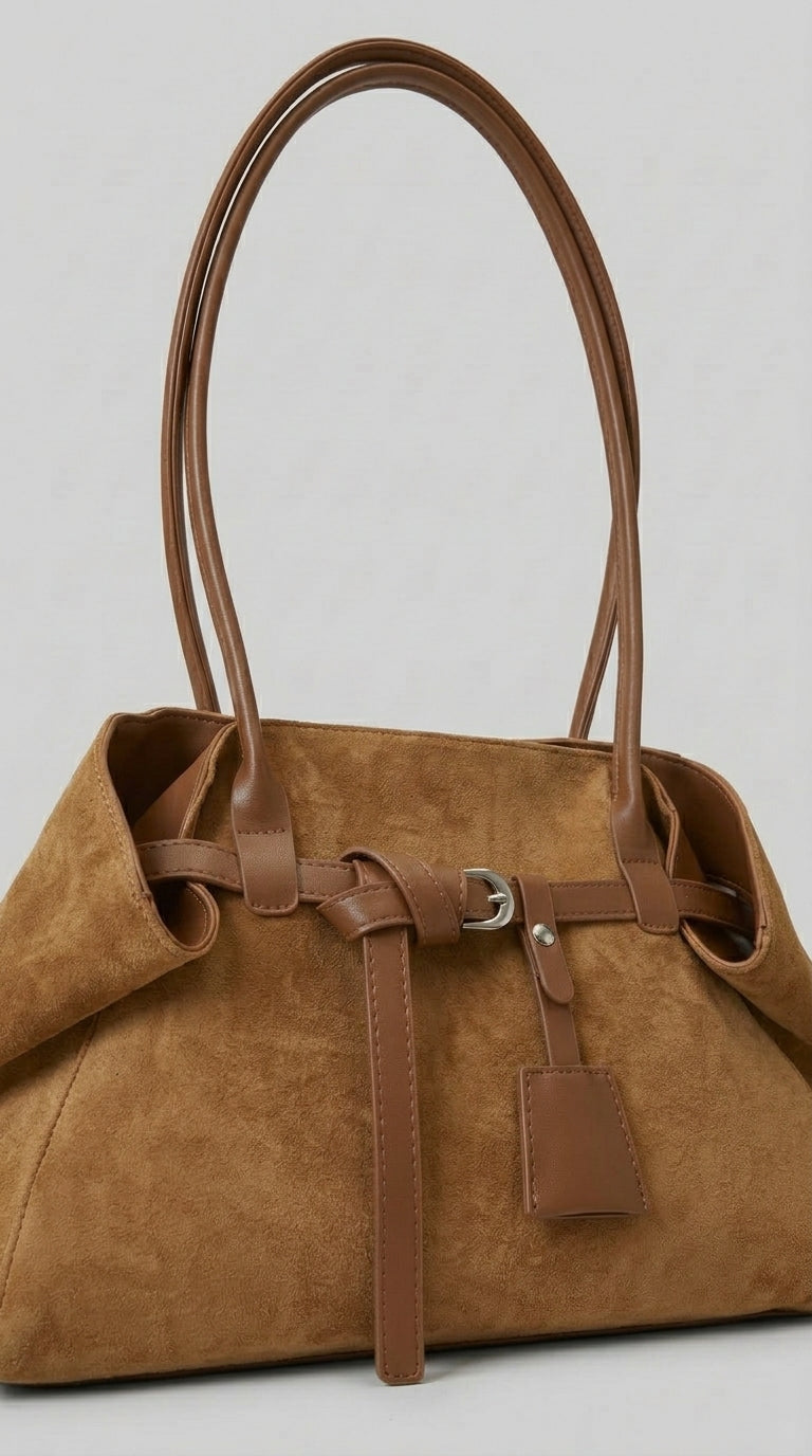 Arden Suede Shoulder Bag