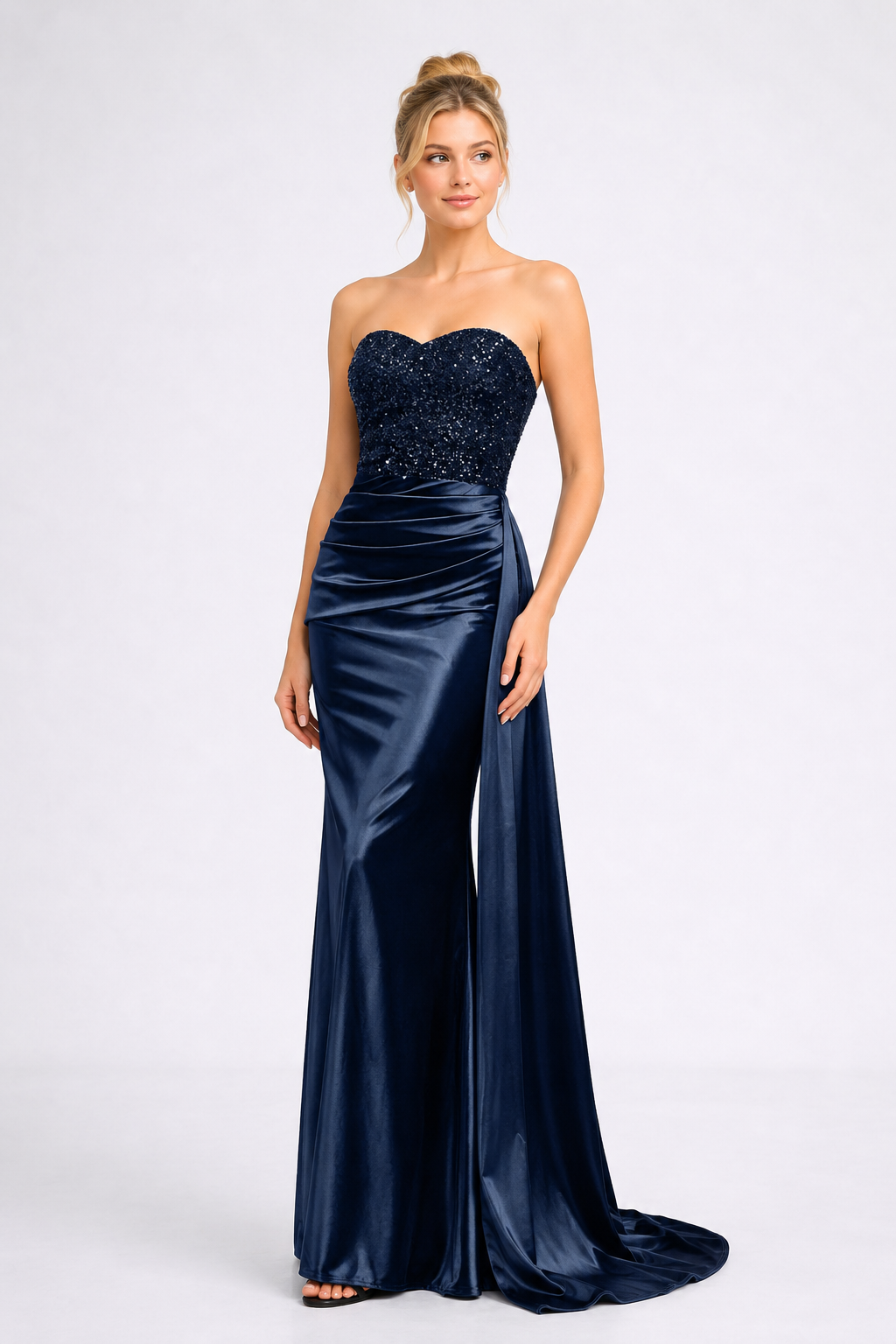 Celeste Sequin Evening Dress