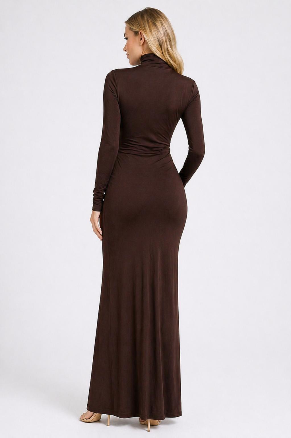 Noir Slit Maxi Dress