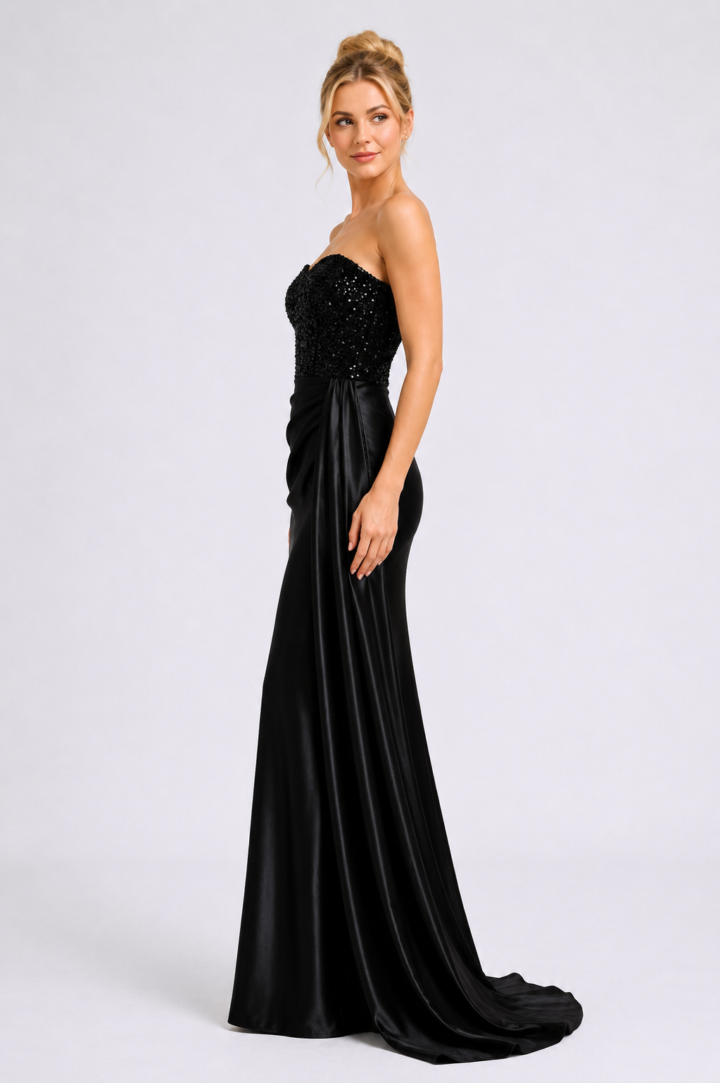 Celeste Sequin Evening Dress