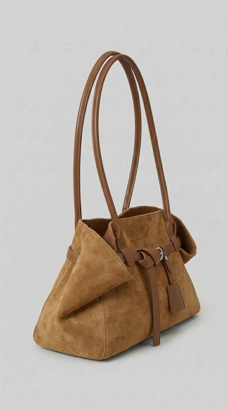Arden Suede Shoulder Bag