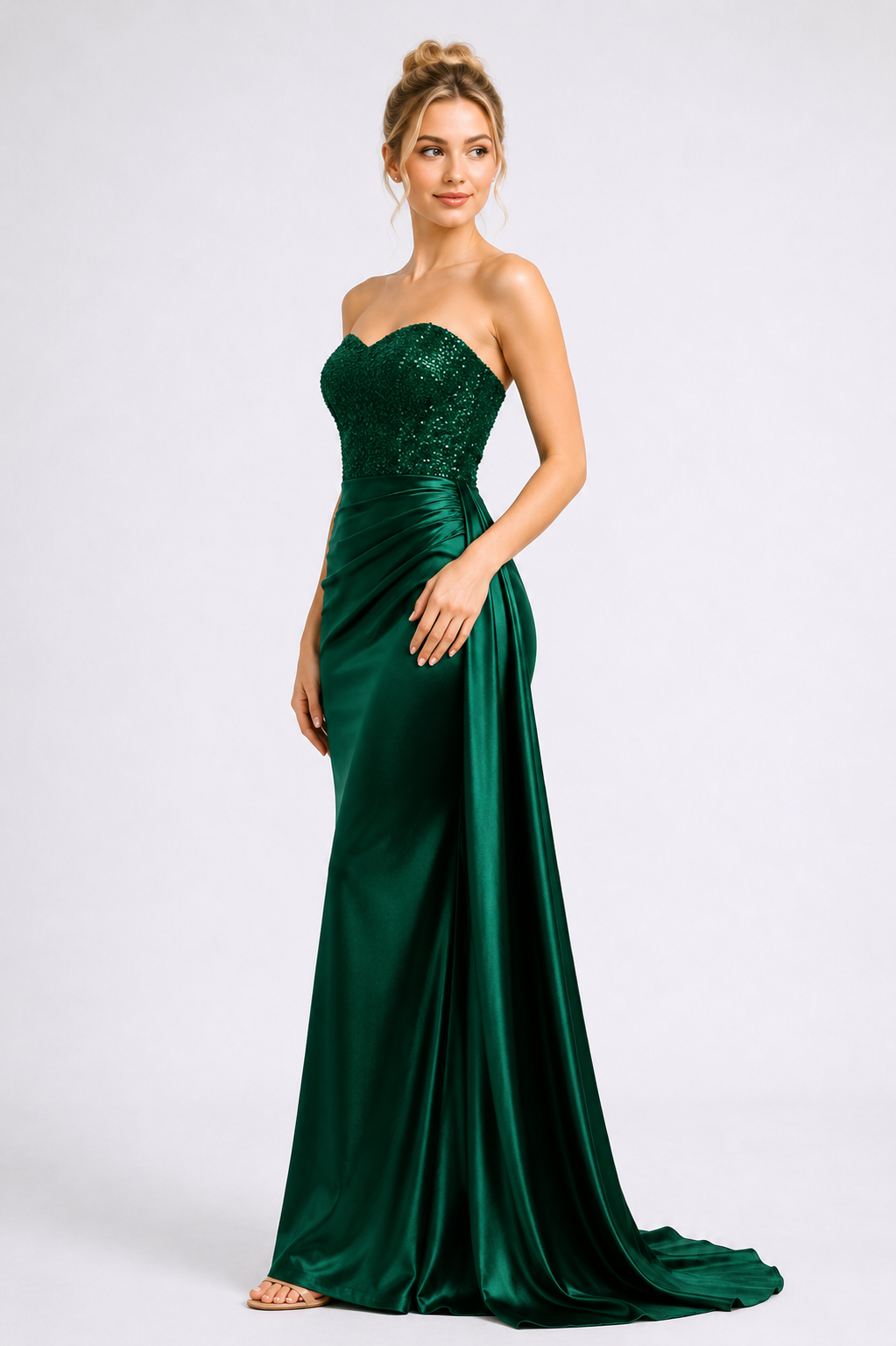 Celeste Sequin Evening Dress