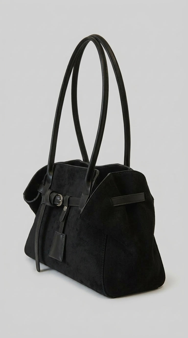 Arden Suede Shoulder Bag