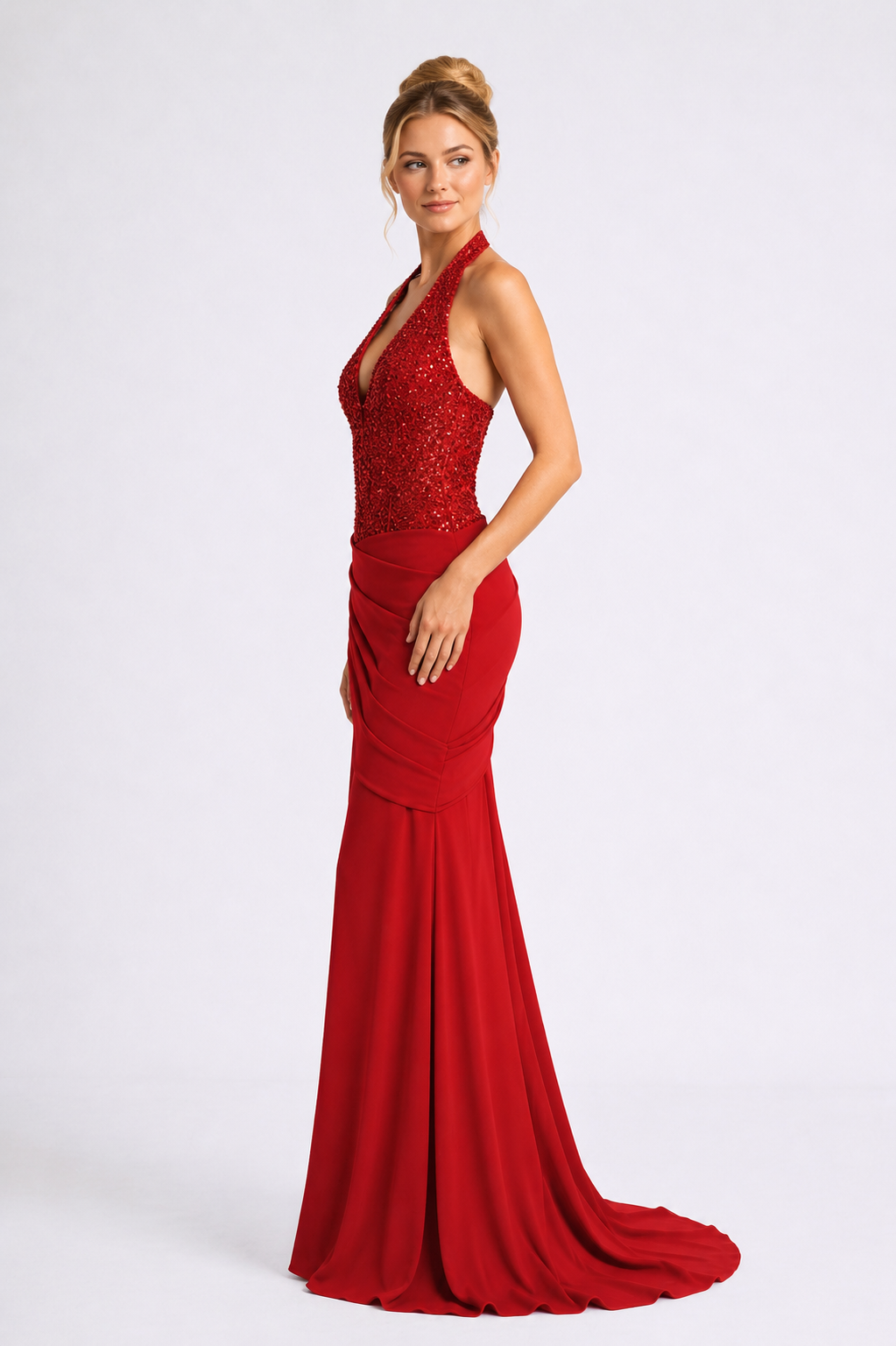 Celestia Sequin Maxi Dress