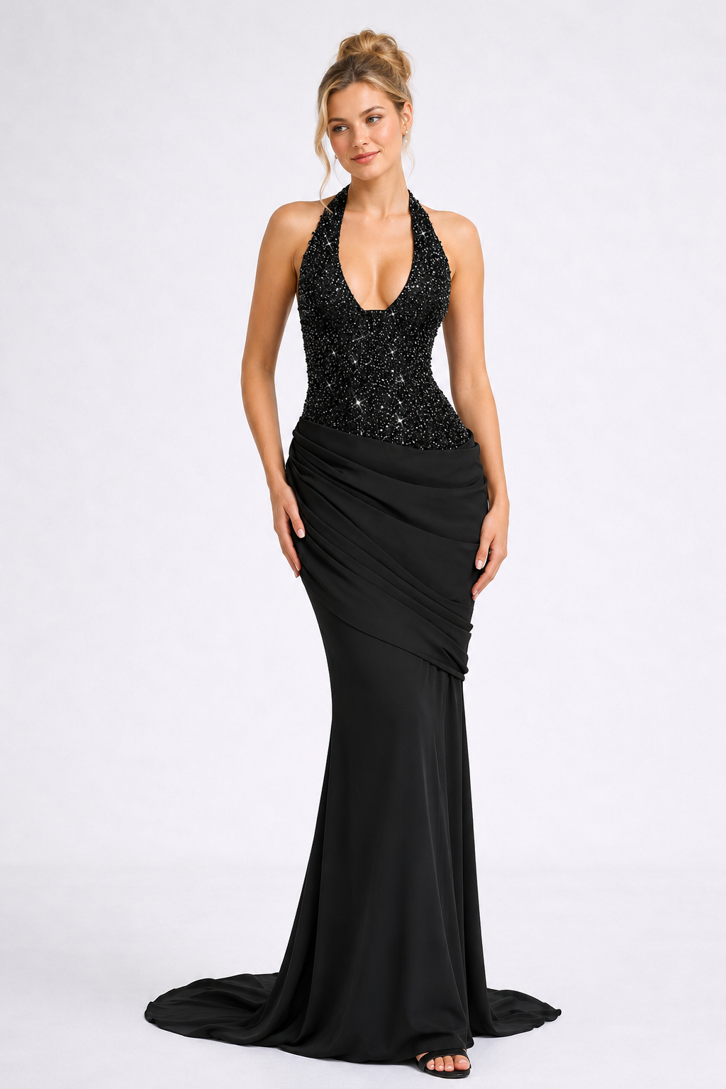 Celestia Sequin Maxi Dress