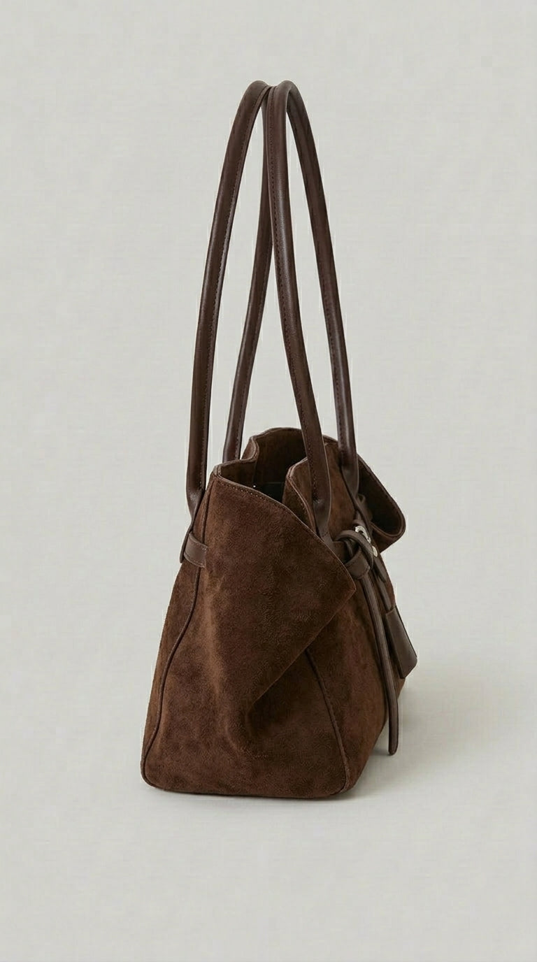 Arden Suede Shoulder Bag
