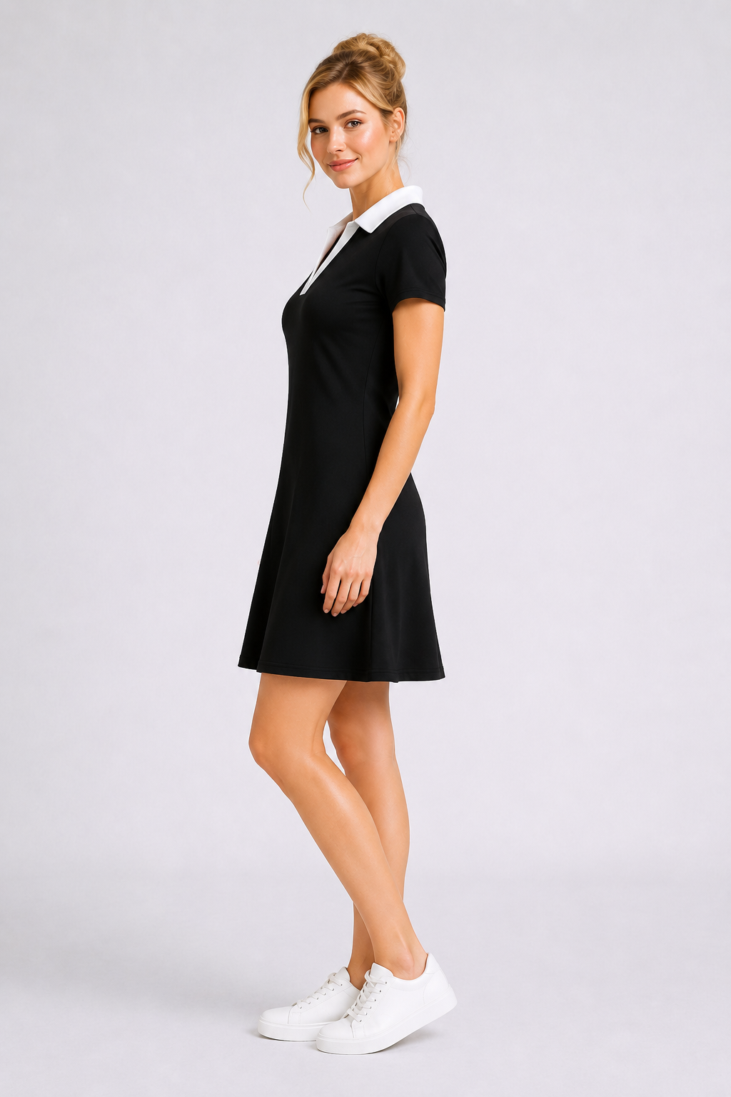 Camille Contrast Mini Dress