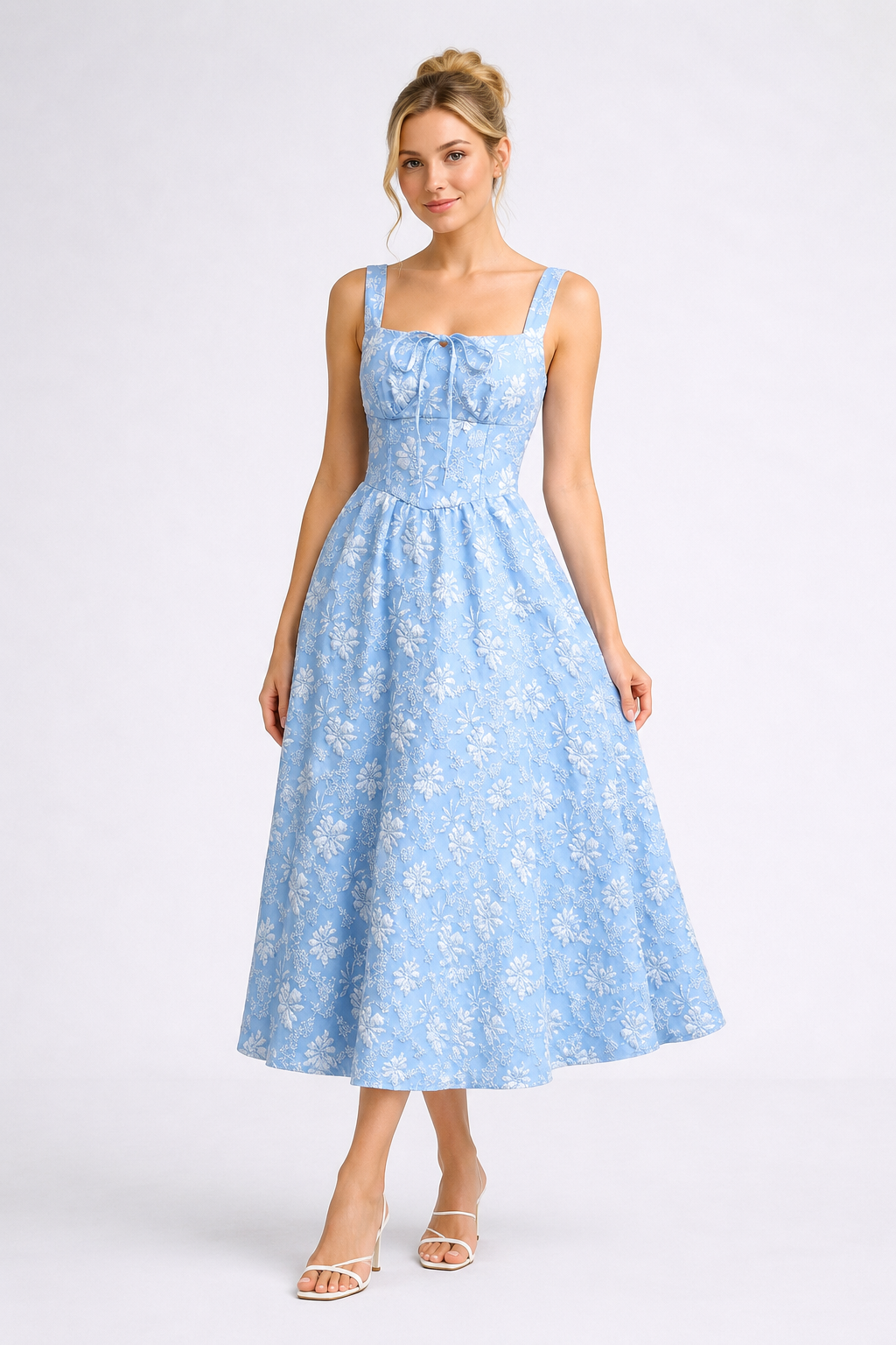 Camille Floral Midi Dress
