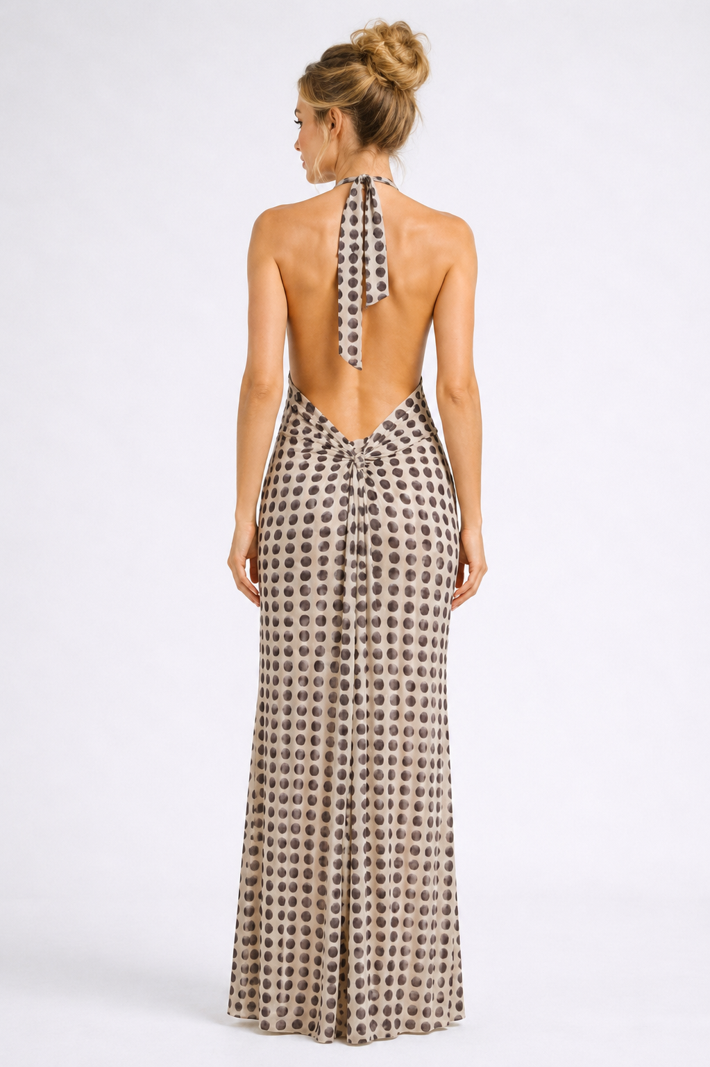 Bloom Halter Maxi Dress