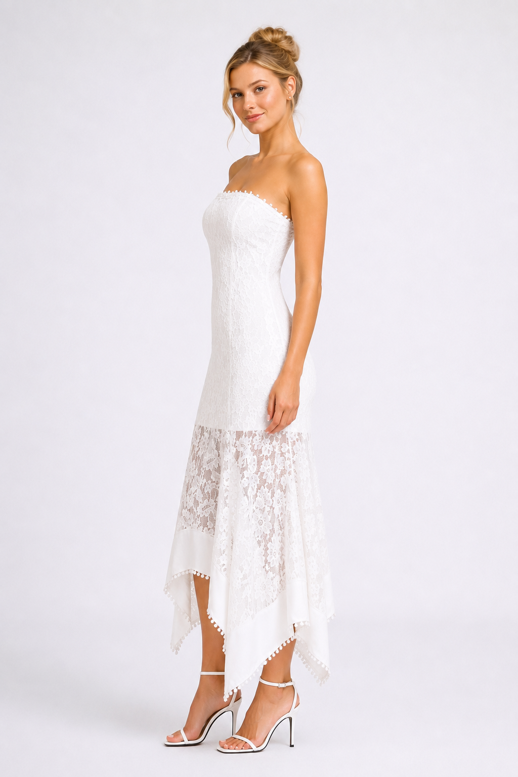 Arabella Lace Midi Dress