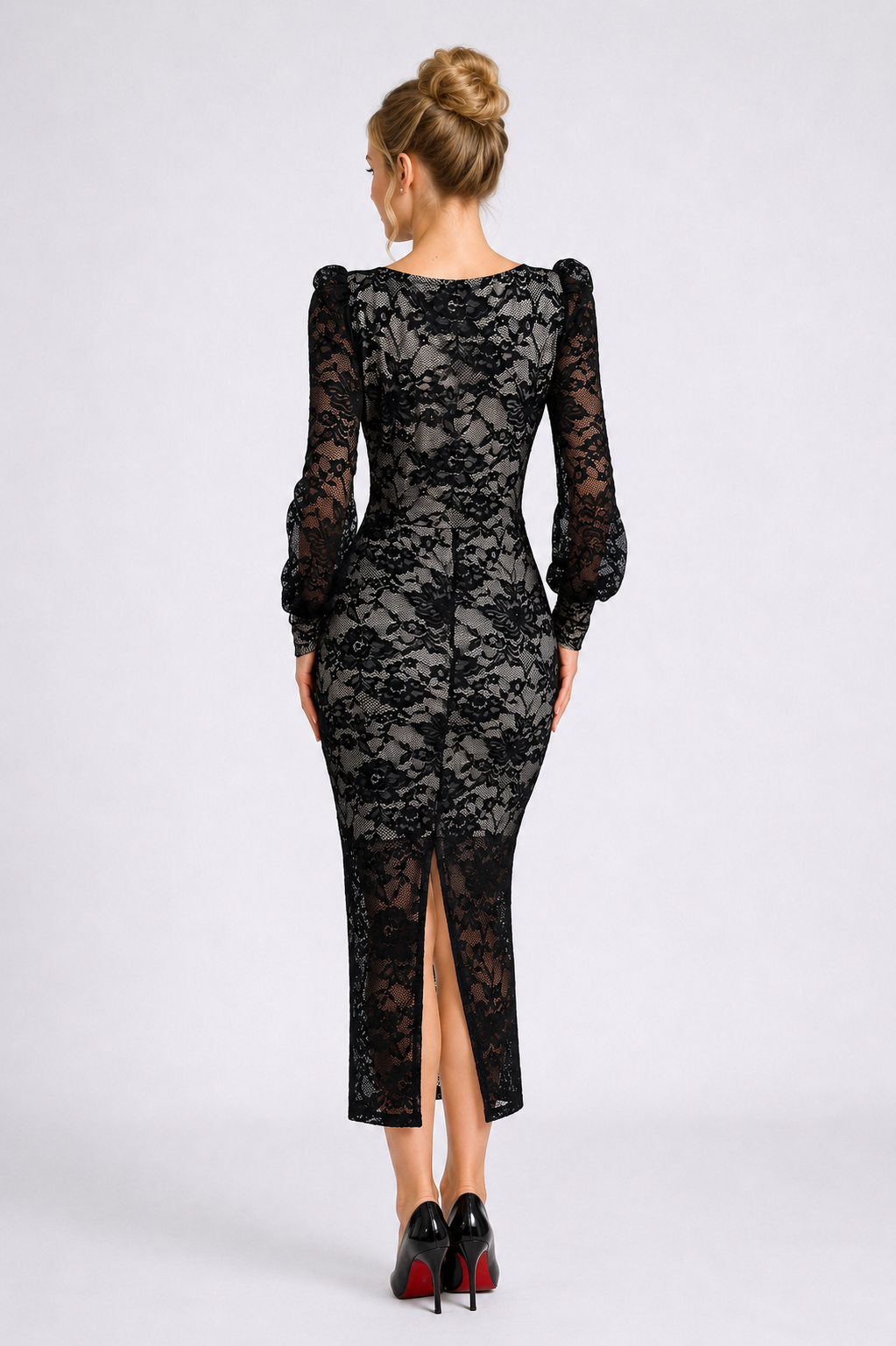 Isabelle Lace Midi Dress