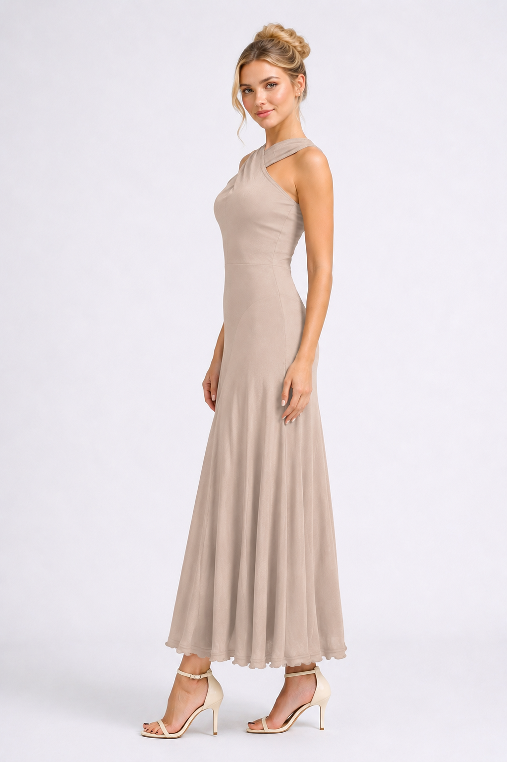 Amara Halter Midi Dress