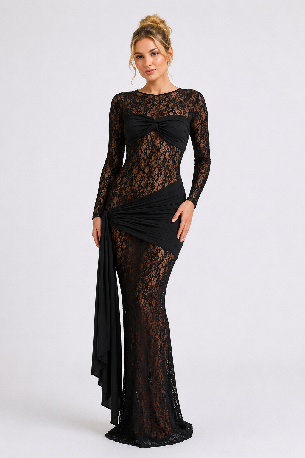 Seraphina Lace Maxi Dress