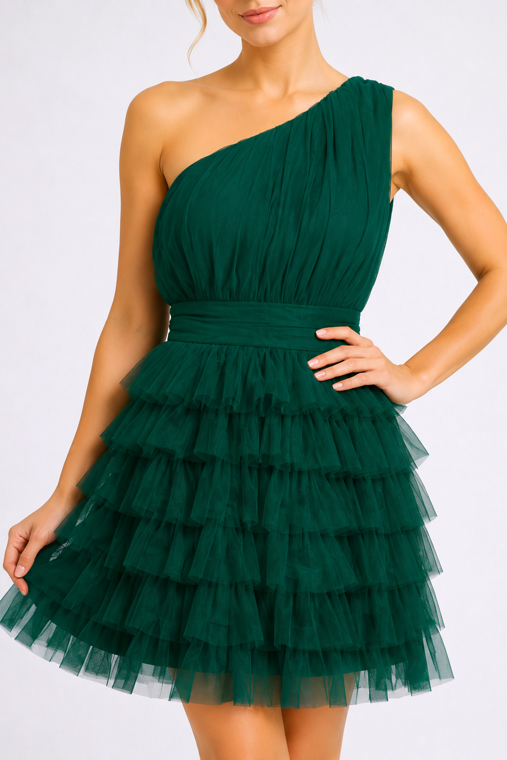 Serena One-Shoulder Dress