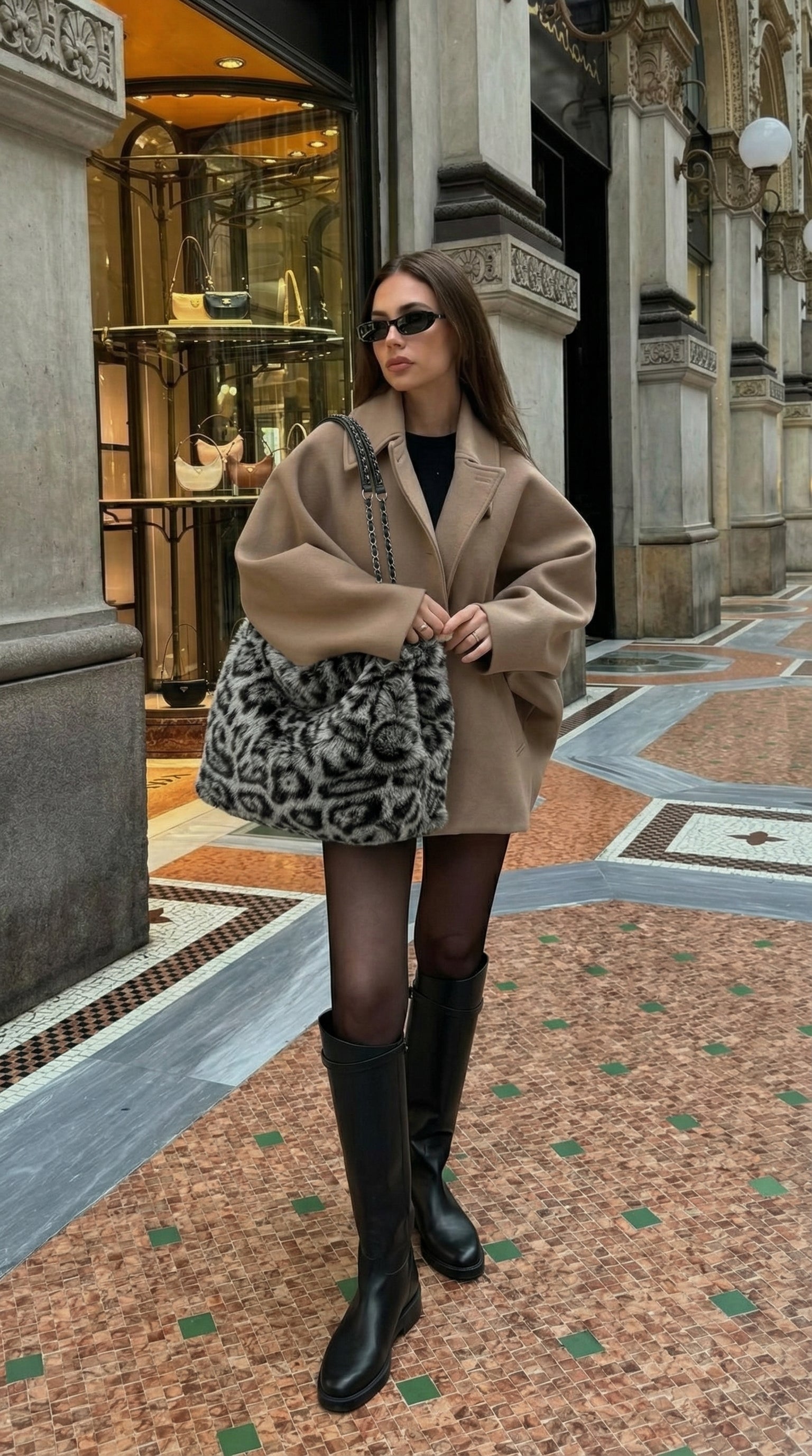 Savanna Plush Shoulder Bag