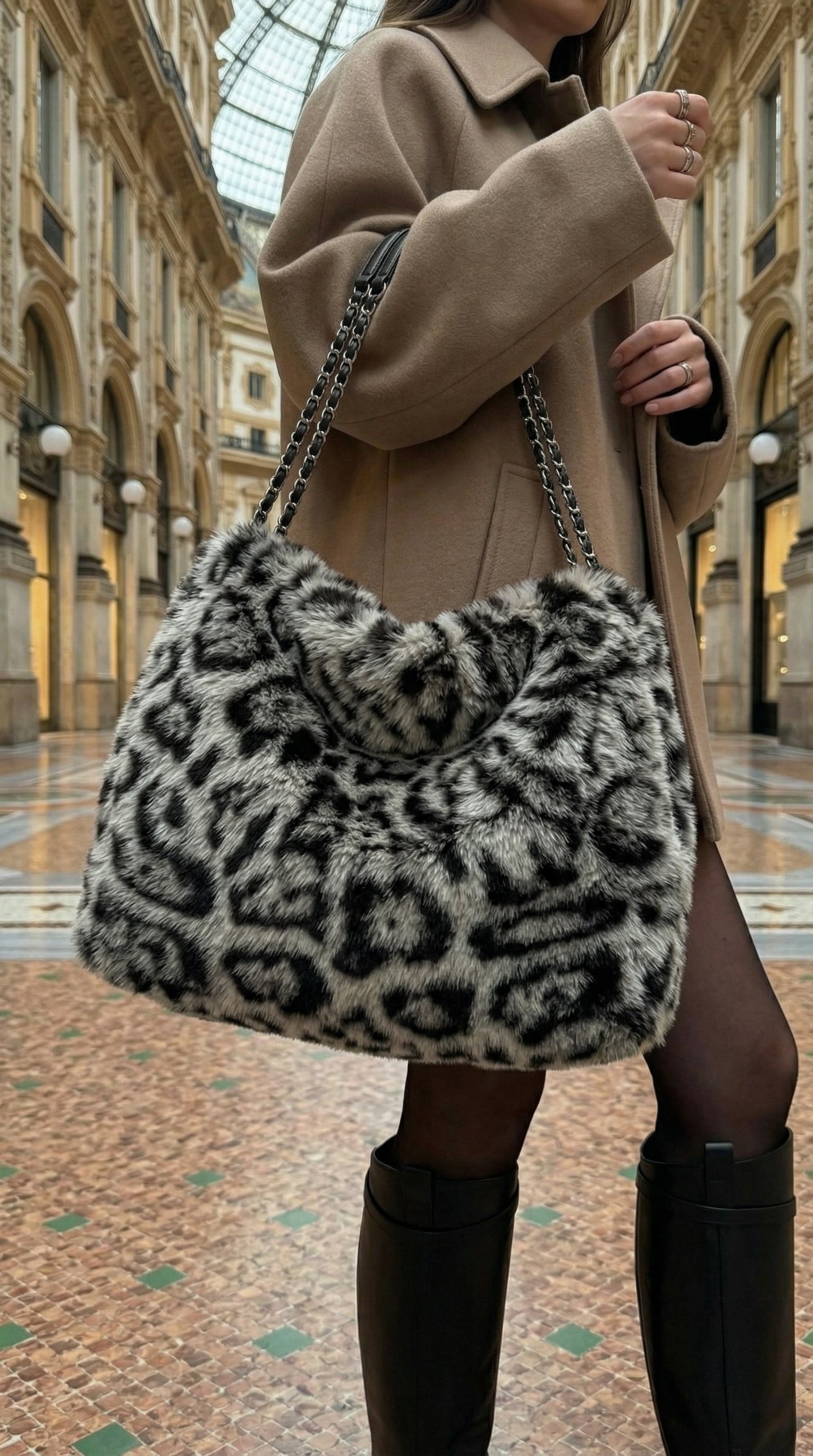 Savanna Plush Shoulder Bag